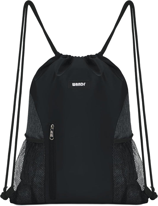 Sac de sport à cordon: en nylon